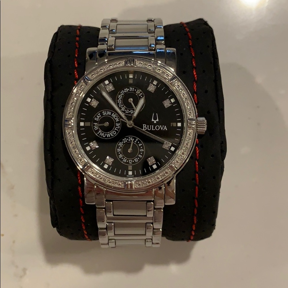 Bulova Diamond Black Men’s Watch